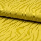Tissu Jacquard de viscose Zébré Jaune - Par 10 cm