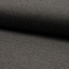 Tissu Jacquard polyviscose extensible Pointillés blancs sur fond Noir - Par 10 cm