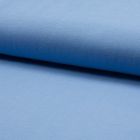 Tissu Jersey Piqué de coton spécial Polo Bleu ciel - Par 10 cm