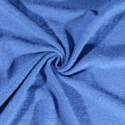 Tissu Eponge Deluxe Bleu - Par 10 cm