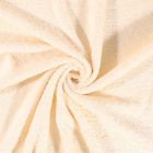 Tissu Eponge Deluxe Ecru - Par 10 cm