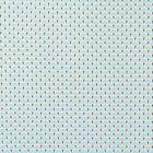 Tissu Coton Enduit Eventails Turquoise - Par 10 cm