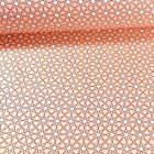 Tissu Coton imprimé Arty Etoiles et pois sur fond Rose nude - Par 10 cm