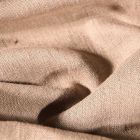 Tissu Lin lavé d'ameublement Taupe - Par 10 cm