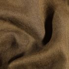 Tissu Lin lavé d'ameublement Vert kaki - Par 10 cm