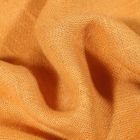 Tissu Lin lavé d'ameublement Jaune curry - Par 10 cm
