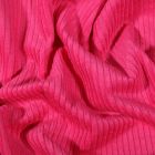 Tissu Velours côtelé uni Rose fuchsia - Par 10 cm