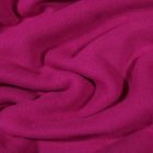 Tissu Polaire Coton uni Violine - Par 10 cm