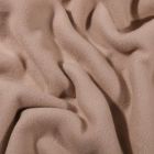 Tissu Polaire Coton uni Taupe - Par 10 cm