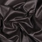 Tissu Suédine Jersey uni aspect daim Noir - Par 10 cm