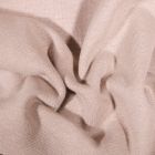 Tissu Bord côte uni Bio Naturel - Par 10 cm