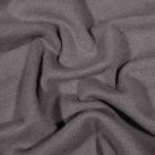 Tissu Bord côte uni Bio Gris anthracite - Par 10 cm