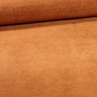 Tissu Maille chenille rayures tout doux Ocre - Par 10 cm