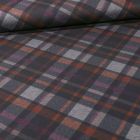 Tissu Jersey Milano Charles sur fond Camel - Par 10 cm