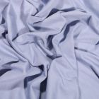 Tissu Jersey Bambou uni Bleu clair - Par 10 cm