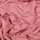 Tissu Jersey Bambou uni Vieux rose - Par 10 cm