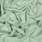 Tissu Jersey Bambou uni Vert menthe clair - Par 10 cm