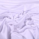 Tissu Jersey Bambou uni Blanc - Par 10 cm