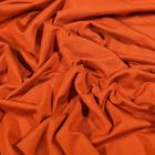 Tissu Jersey Bambou uni Brique - Par 10 cm