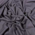 Tissu Jersey Bambou uni Gris anthracite - Par 10 cm
