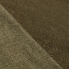 Tissu Micro Éponge Bambou Vert kaki - Par 10 cm