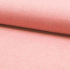 Tissu Lin Rose Bébé x10cm