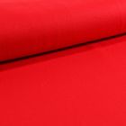 Tissu Coton Sergé extensible Rouge - Par 10 cm