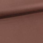 Tissu Coton Sergé extensible Marron - Par 10 cm