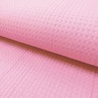 Tissu Nid d'abeille Rose bébé x10cm