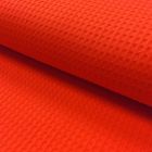 Tissu Nid d'abeille Rouge x10cm