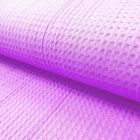 Tissu Nid d'abeille Parme x10cm