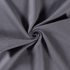 Tissu Nid d'abeille Gris foncé x10cm