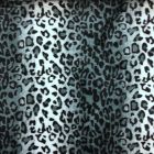 Tissu Velours Peau de bête Panthère Bleu gris x10cm