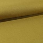 Tissu Toile Coton Canvas uni Vert Olive - Par 10 cm