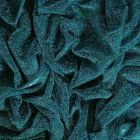 Tissu Voile de jersey pailleté Bleu - Par 10 cm