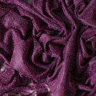 Tissu Voile de jersey pailleté Violet - Par 10 cm