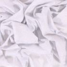 Tissu Voile de jersey pailleté Blanc - Par 10 cm