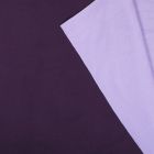 Tissu Polaire Double face Bicolore Prune et lilas - Par 10 cm