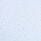 Tissu Double gaze Baya Pois dorés sur fond Bleu clair - Par 10 cm