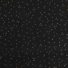 Tissu Double gaze Baya Pois dorés sur fond Noir - Par 10 cm