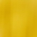 Simili cuir d'ameublement uni Jaune curcuma - Par 50 cm
