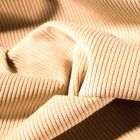Tissu Velours d'ameublement côtelé Lena Beige - Par 10 cm