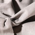 Tissu Velours d'ameublement côtelé Lena Gris souris - Par 10 cm