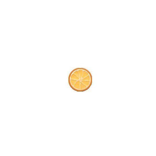 Bouton Pomelos Polyester Orange