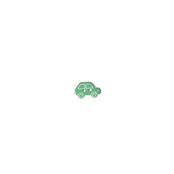 Bouton Voiture Polyester Vert
