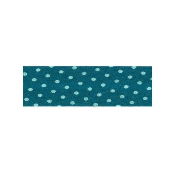 Biais pois Frou-Frou Turquoise