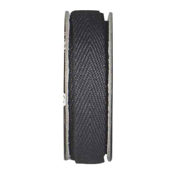 Ruban sergé Gris anthracite  - bobinette 2m