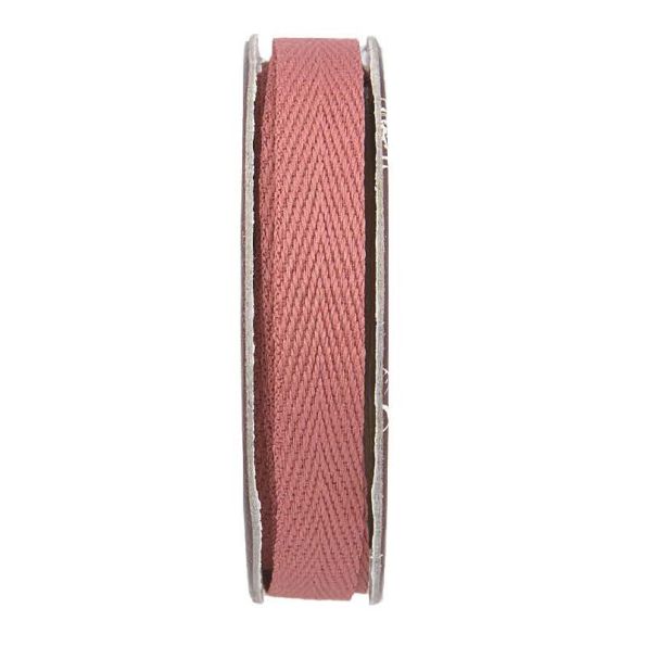 Ruban sergé Lie de vin - bobinette 2m