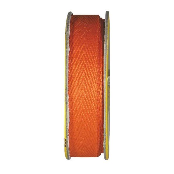 Ruban sergé Orange - bobinette 2m