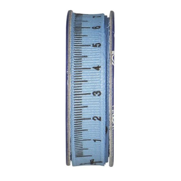 Ruban mètre couture Bleu ciel -  bobinette 2m